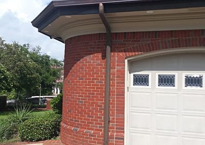 Panama City Gutters - Copper Half Round Seamless Gutters